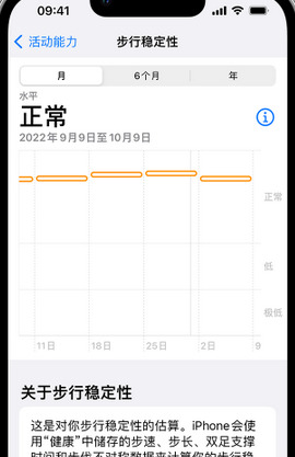 永泰iPhone手机维修如何在iPhone开启'步行稳定性通知'