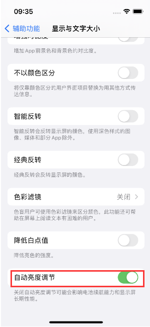 永泰苹果15维修店分享iPhone 15 Pro系列屏幕亮度 