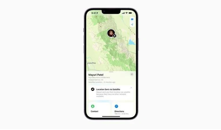 永泰苹果14维修分享iPhone14系列中 FindMy功能通过卫星分享位置方法教程 